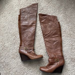 Baker’s Brown Leather Boots Womens Size:7